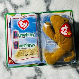2000 TY Teenie Beanie Baby Humphrey The Camel from the Legends McDonalds Series